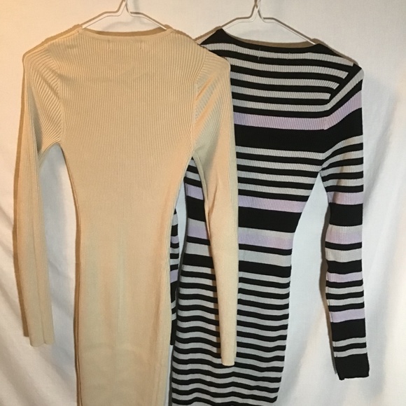 LOT of 2 Cable knit sweater dresses sized small - Picture 3 of 6